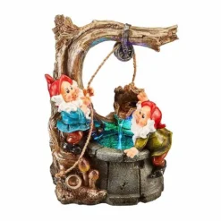 Serenity Gnome Wishing Well Water Feature -Garden Central Sales Store WEBG3952
