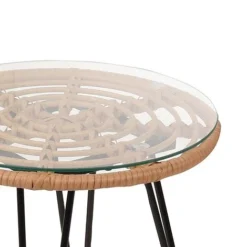 Idooka Rattan Bistro Set 9 Idooka Rattan Bistro Set -Garden Central Sales Store X67000030.Materials