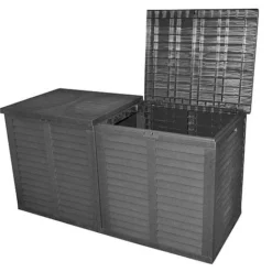 Idooka 750L Black Storage Box -Garden Central Sales Store Y54400970 553838.Open2