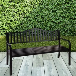 Idooka Folding Black Bench -Garden Central Sales Store YA3000040.Lifestyle2