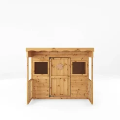 Waltons 6 X 5 Sheriff Pent Wooden Garden Playhouse -Garden Central Sales Store dahlia playhouse front SI 002 001 0072