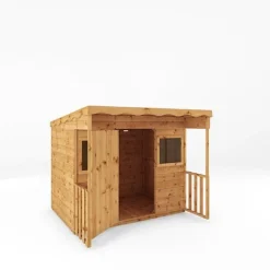 Waltons 6 X 5 Sheriff Pent Wooden Garden Playhouse -Garden Central Sales Store dahlia playhouse maindo SI 002 001 0072