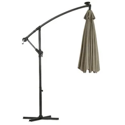 Solar LED Cantilever Parasol -Garden Central Sales Store g0588 17