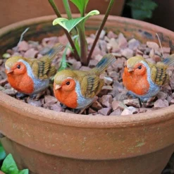 3 Pot Topping Robin Bird Garden Ornaments -Garden Central Sales Store il 1140xN.2350364267 h6q9