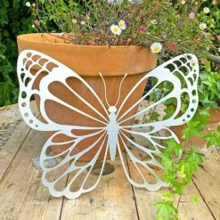 Metal Butterfly Garden Or Home Metal Wall Art Ornament Outdoor Insect Decoration