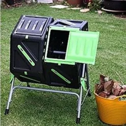 Tumbling Dual Composter - 2 Cell X 70L -Garden Central Sales Store tumbling composter