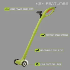 Garden Gear Weed Sweeper With Spare Brushes -Garden Central Sales Store z G051822