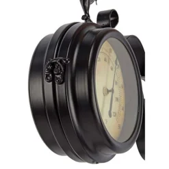 Wall Mounted Metal Rooster Clock -Garden Central Sales Store z G26256